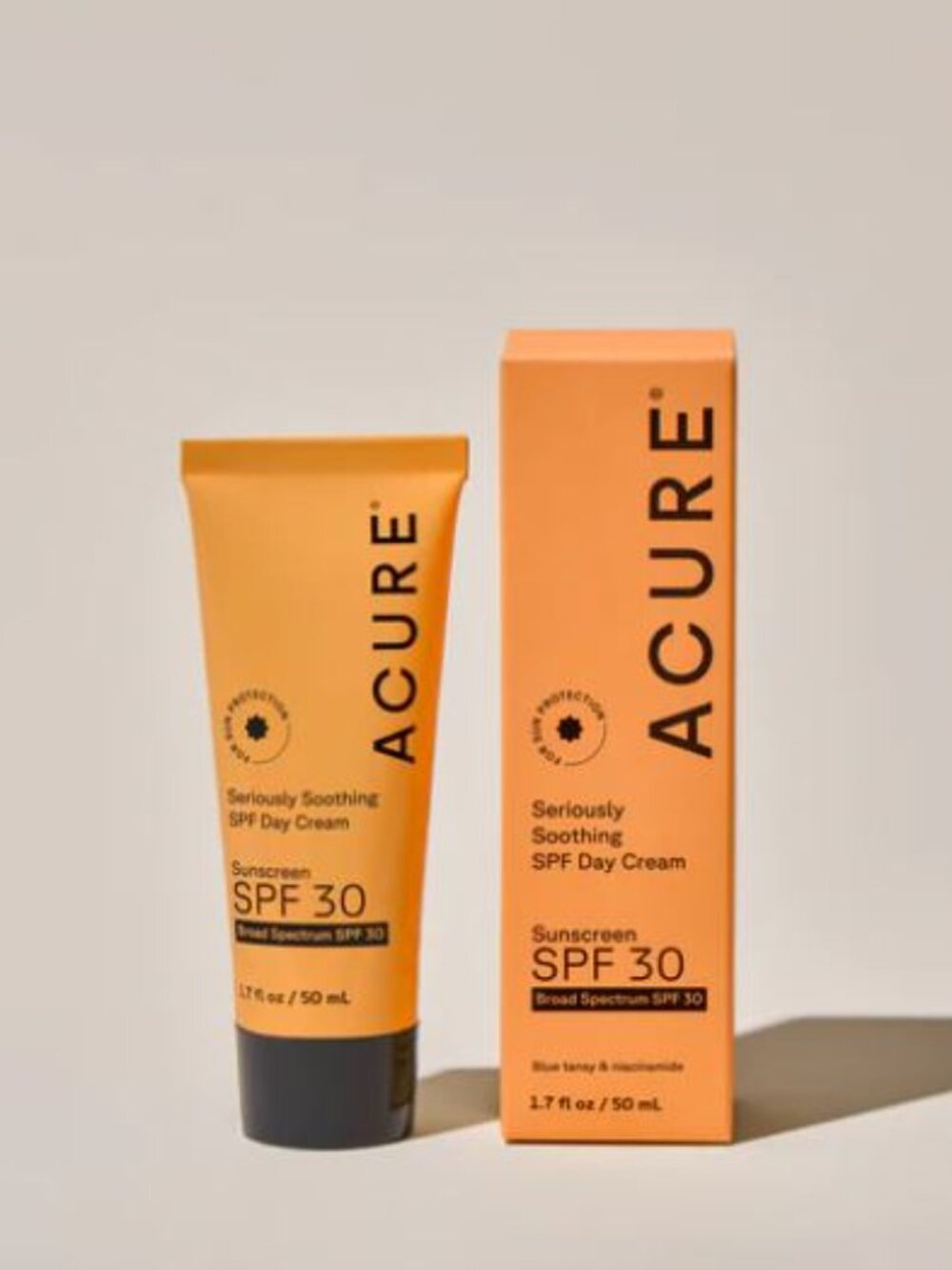 Acure- Seriously Soothing SPF 30 Day Cream Broad Spectrum Sunscreen 1.7 fl oz